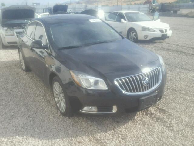 W04GX5GV1B1059395 - 2011 BUICK REGAL CXL BLACK photo 1