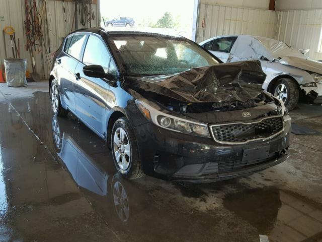 KNAFK5A81H5696417 - 2017 KIA FORTE LX BLACK photo 1