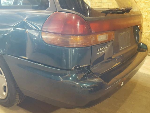 4S3BK4253X7316254 - 1999 SUBARU LEGACY BRI GREEN photo 9