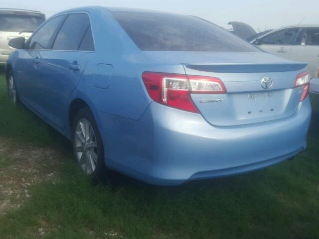 4T4BF1FK5DR308822 - 2013 TOYOTA CAMRY L BLUE photo 3