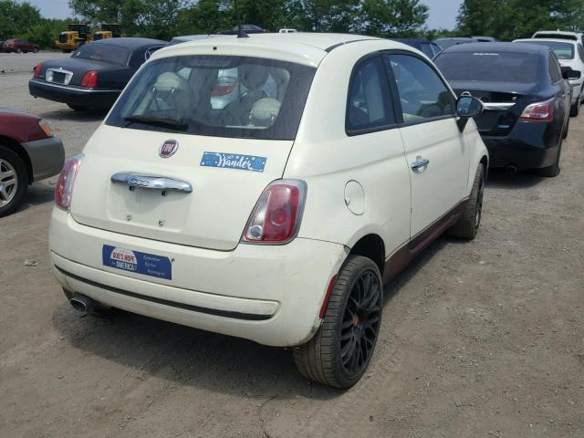 3C3CFFARXCT381198 - 2012 FIAT 500 POP WHITE photo 4