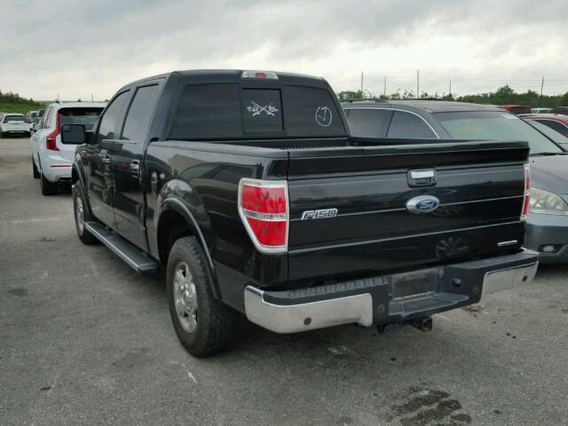 1FTFW1CF3DKF03904 - 2013 FORD F150 SUPER BLACK photo 3