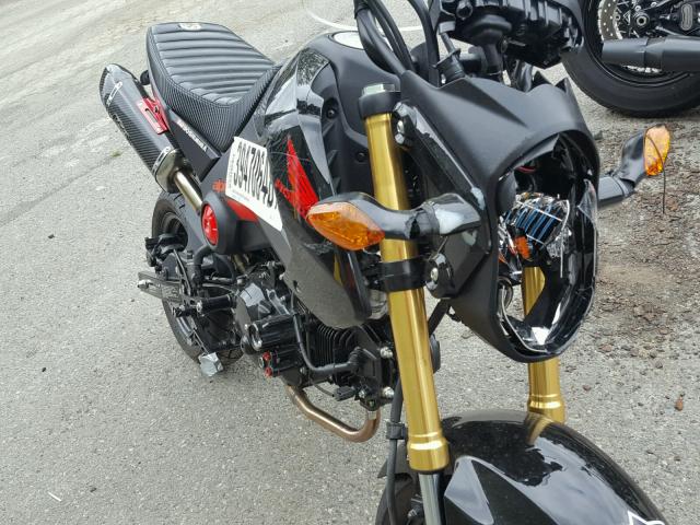 MLHJC6119F5101391 - 2015 HONDA GROM 125 BLACK photo 9