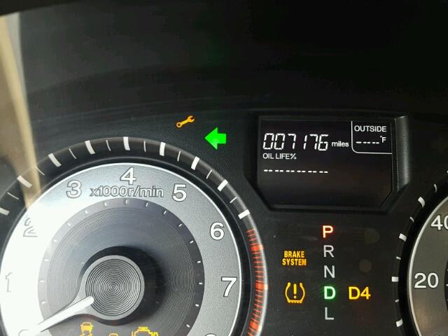 5FNRL5H4XGB142919 - 2016 HONDA ODYSSEY EX BURGUNDY photo 8