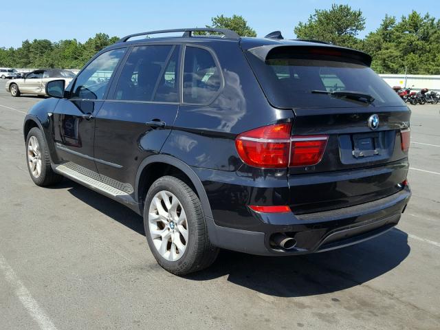 5UXZV4C57BL739227 - 2011 BMW X5 XDRIVE3 BLACK photo 3