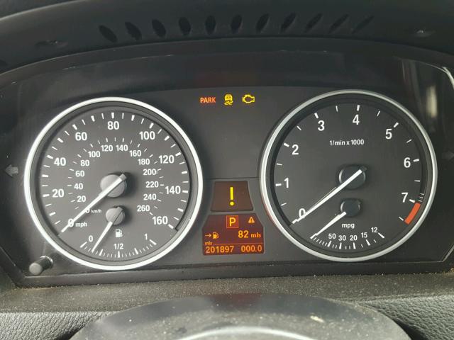 5UXZV4C57BL739227 - 2011 BMW X5 XDRIVE3 BLACK photo 8