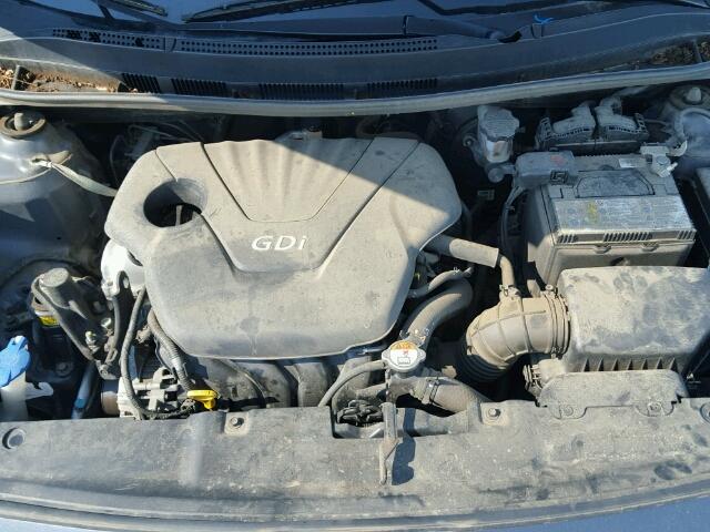 KMHCT4AEXDU375474 - 2013 HYUNDAI ACCENT GLS GRAY photo 7