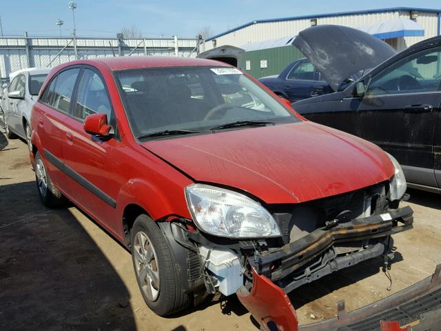 KNADE243996544619 - 2009 KIA RIO 5 SX RED photo 1