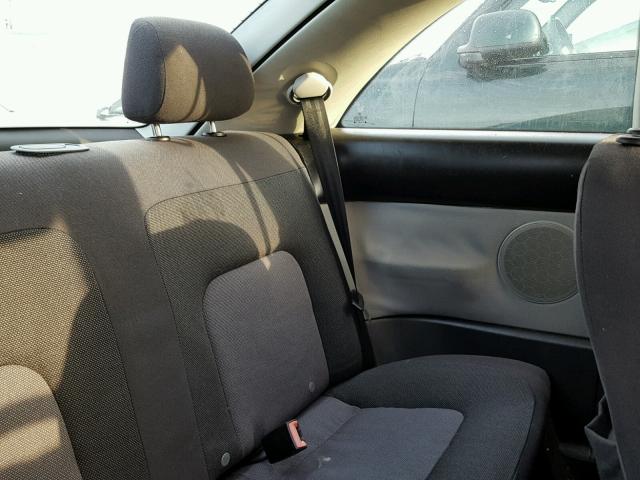 3VWCK31C35M400864 - 2005 VOLKSWAGEN NEW BEETLE შავი ფოტო 6