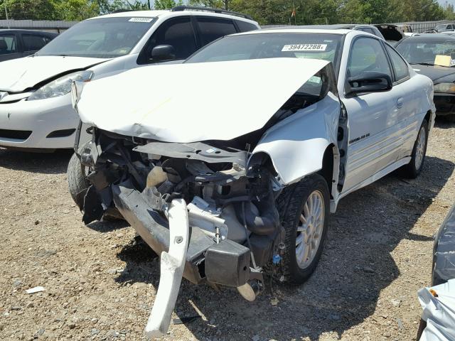 1G2NF12T61M649284 - 2001 PONTIAC GRAND AM S თეთრი ფოტო 2