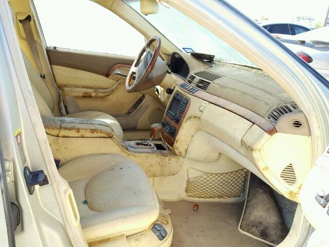 WDBNG75J61A209314 - 2001 MERCEDES-BENZ S 500 SILVER photo 5
