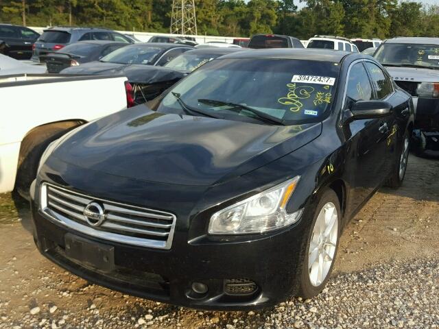 1N4AA5APXEC430835 - 2014 NISSAN MAXIMA BLACK photo 2