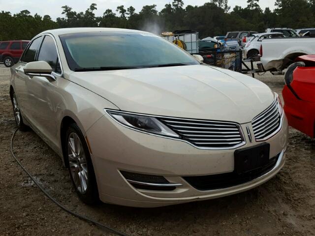 3LN6L2LUXGR627936 - 2016 LINCOLN MKZ HYBRID WHITE photo 1