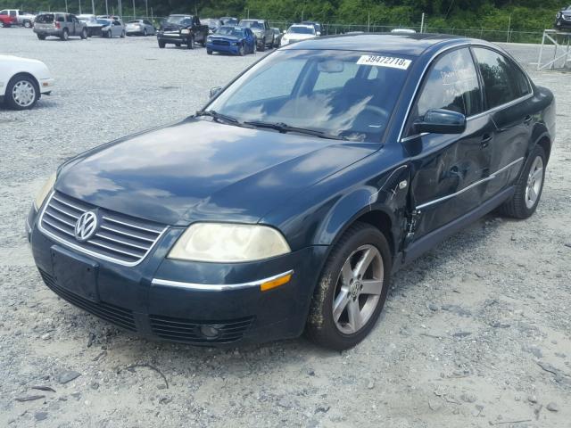 WVWRH63B64P108653 - 2004 VOLKSWAGEN PASSAT GLX BLACK photo 2