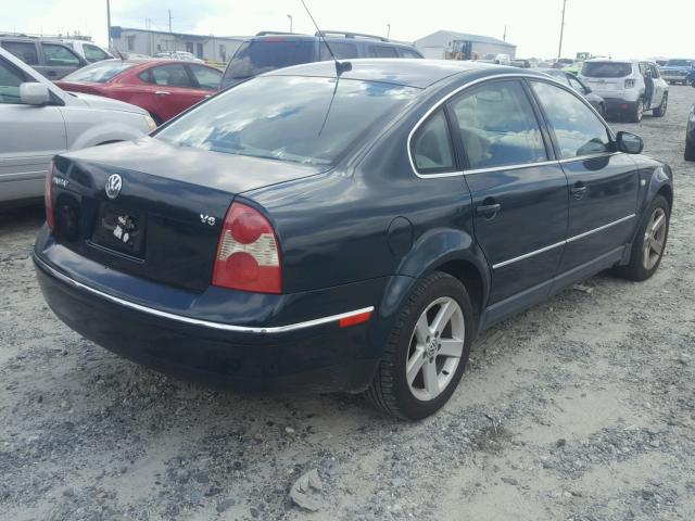 WVWRH63B64P108653 - 2004 VOLKSWAGEN PASSAT GLX BLACK photo 4