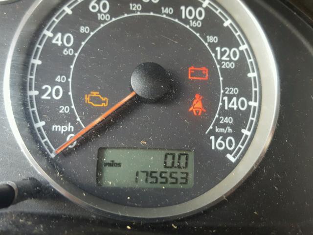 WVWRH63B64P108653 - 2004 VOLKSWAGEN PASSAT GLX BLACK photo 8