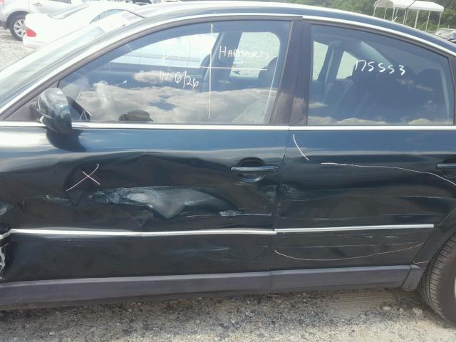WVWRH63B64P108653 - 2004 VOLKSWAGEN PASSAT GLX BLACK photo 9