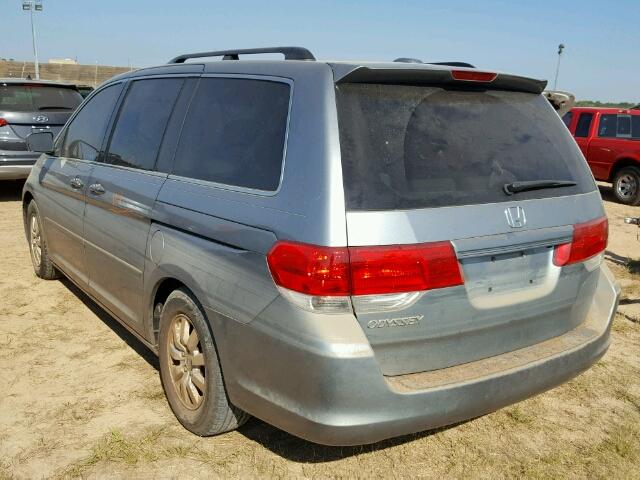 5FNRL38619B040031 - 2009 HONDA ODYSSEY SILVER photo 3