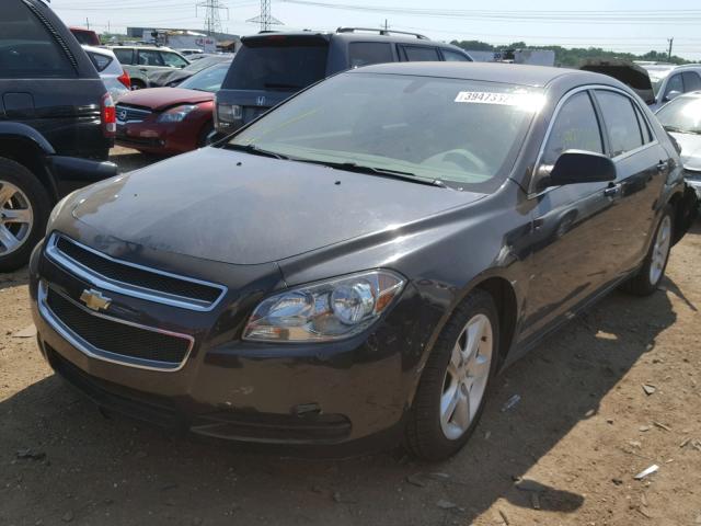 1G1ZB5E06CF299527 - 2012 CHEVROLET MALIBU LS შავი ფოტო 2