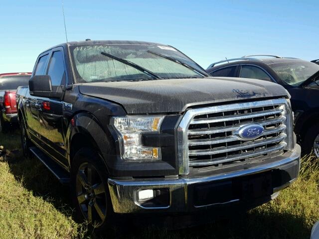 1FTEW1CP9FKE02678 - 2015 FORD F150 BLACK photo 1