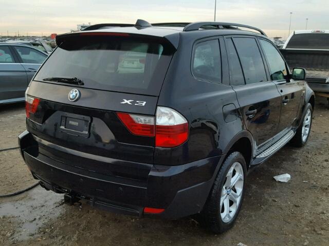 WBXPC93489WJ25026 - 2009 BMW X3 BLACK photo 4