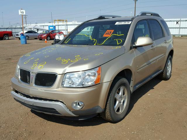 2CKDL73F666029013 - 2006 PONTIAC TORRENT GOLD photo 2