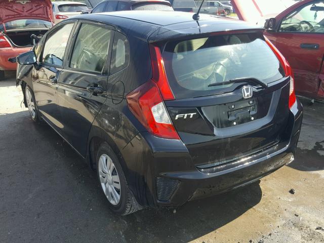 JHMGK5H50GX030105 - 2016 HONDA FIT LX BLACK photo 3