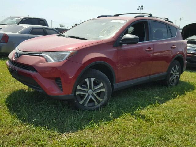 2T3ZFREV7GW291777 - 2016 TOYOTA RAV4 BURGUNDY photo 1