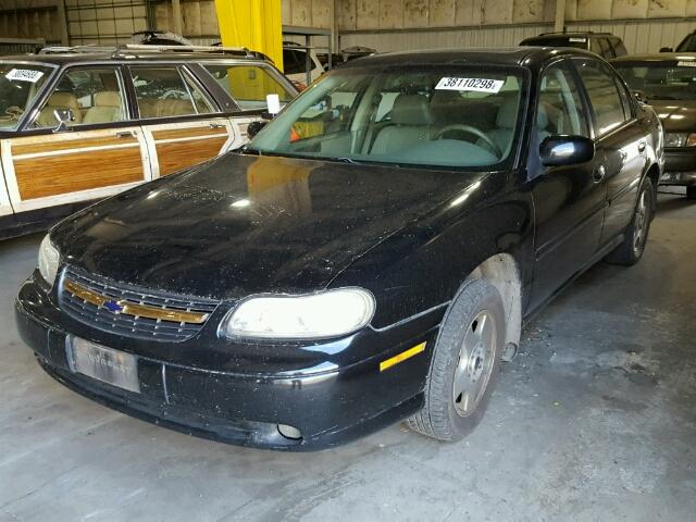 1G1NE52J72M642813 - 2002 CHEVROLET MALIBU LS შავი ფოტო 2