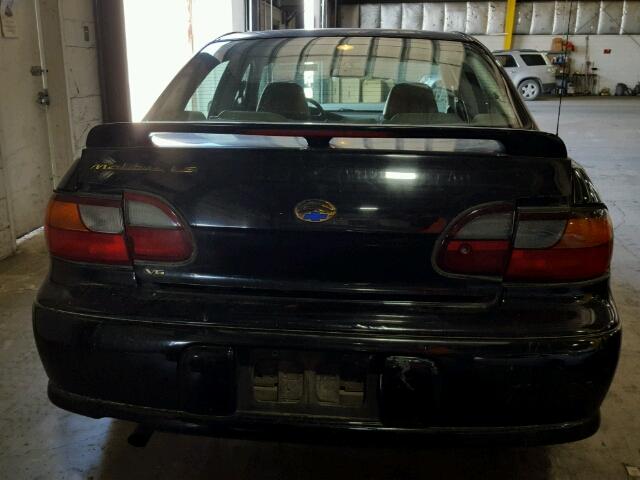 1G1NE52J72M642813 - 2002 CHEVROLET MALIBU LS შავი ფოტო 9