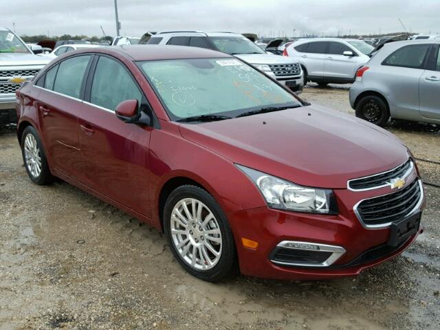 1G1PJ5SB8G7162153 - 2016 CHEVROLET CRUZE LIMI MAROON photo 1