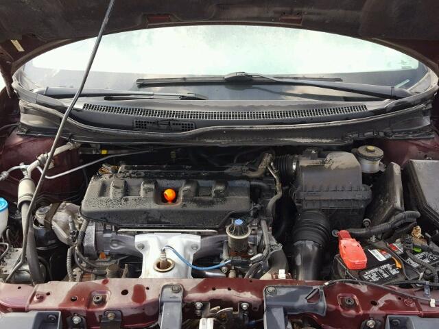 19XFB2F97CE050640 - 2012 HONDA CIVIC EXL 栗色 照片 7