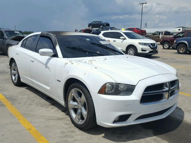 2C3CDXCT0DH648041 - 2013 DODGE CHARGER R/ WHITE photo 1