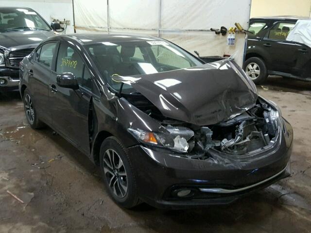 19XFB2F94DE055652 - 2013 HONDA CIVIC EXL 灰色 照片 1