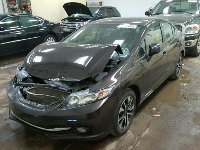 19XFB2F94DE055652 - 2013 HONDA CIVIC EXL 灰色 照片 2