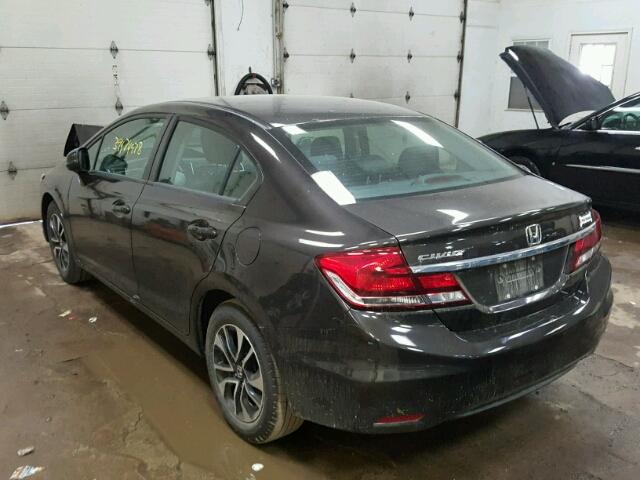 19XFB2F94DE055652 - 2013 HONDA CIVIC EXL 灰色 照片 3