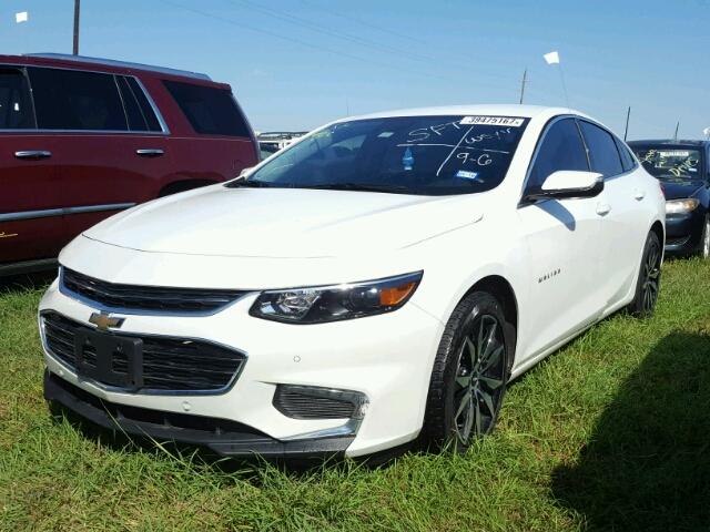 1G1ZF5SX8GF313052 - 2016 CHEVROLET MALIBU WHITE photo 2