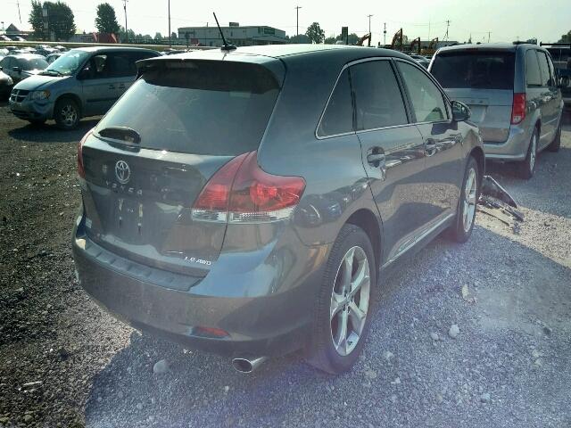 4T3BK3BB4GU120957 - 2016 TOYOTA VENZA XLE GRAY photo 4