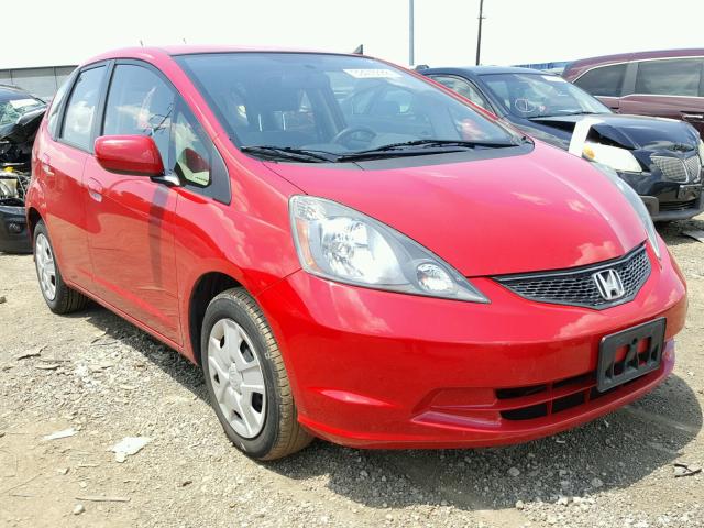 JHMGE8H3XDC029425 - 2013 HONDA FIT RED photo 1