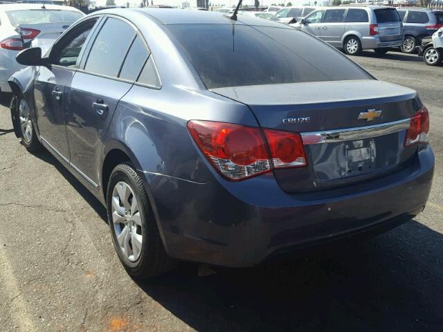 1G1PA5SG9E7341228 - 2014 CHEVROLET CRUZE LS CHARCOAL photo 3