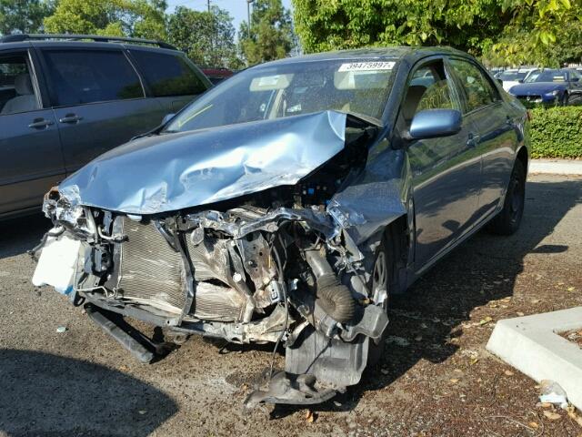 5YFBU4EE0DP115007 - 2013 TOYOTA COROLLA BA BLUE photo 2