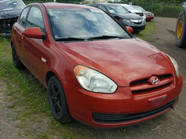 KMHCN35C88U096012 - 2008 HYUNDAI ACCENT BAS ORANGE photo 1