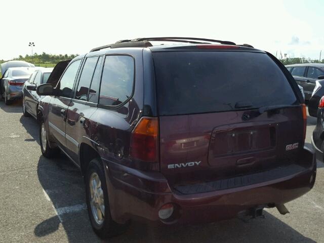 1GKDT13S572101551 - 2007 GMC ENVOY Bordeaux photo 3