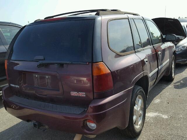 1GKDT13S572101551 - 2007 GMC ENVOY BURGUNDY photo 4