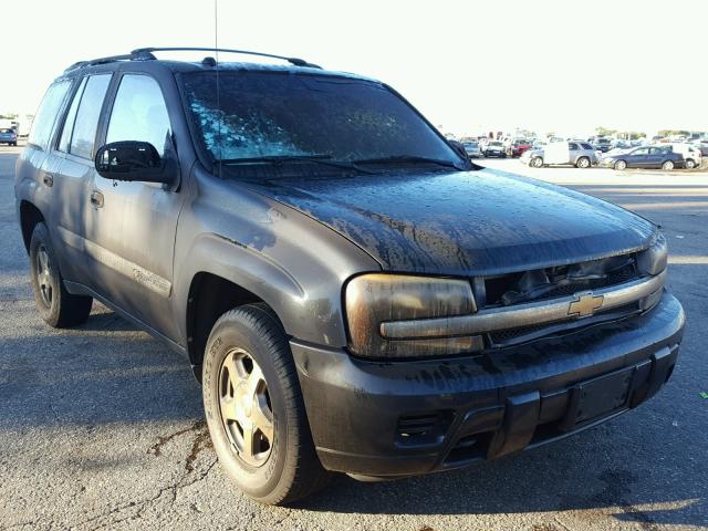 1GNDT13S942414200 - 2004 CHEVROLET TRAILBLAZE BLACK photo 1