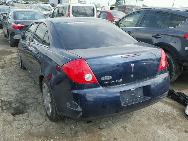 1G2ZG57B994198207 - 2009 PONTIAC G6 BLUE photo 3