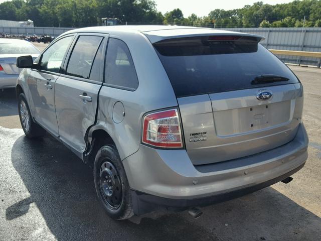 2FMDK39C77BB14978 - 2007 FORD EDGE SEL P SILVER photo 3