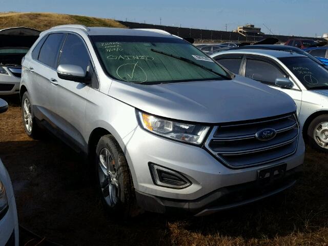 2FMPK3K87HBB10496 - 2017 FORD EDGE TITAN SILVER photo 1