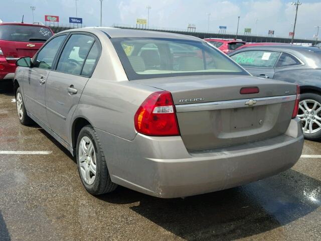 1G1ZS58F87F284033 - 2007 CHEVROLET MALIBU LS Qəhvəyi foto 3