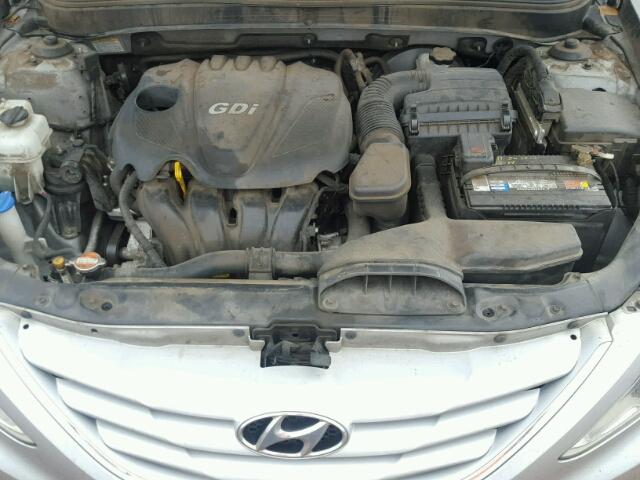 5NPEB4AC9BH275114 - 2011 HYUNDAI SONATA GLS SILVER photo 7